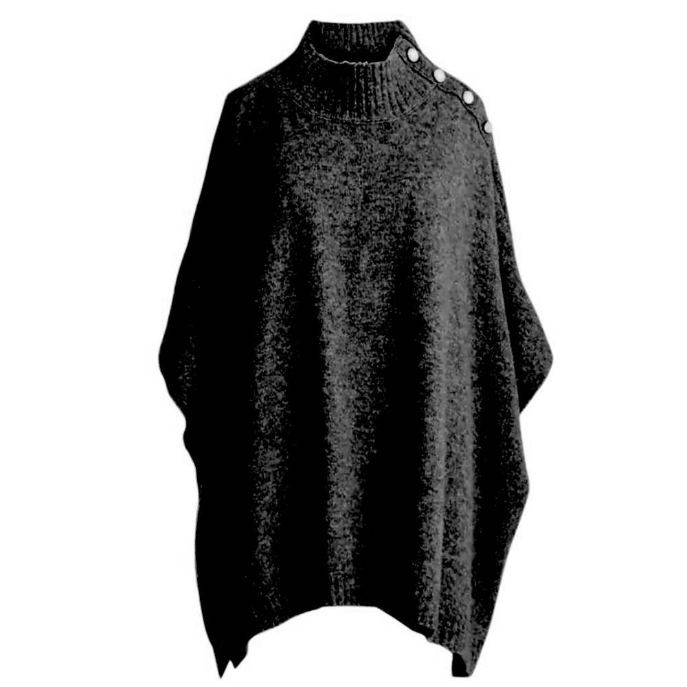 J. Crew Button Neck Poncho